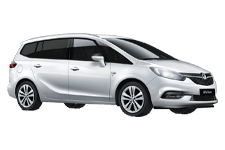 Car Hire Kendal - Vauxhall Zafira 7-Seater - Minibus hire Kendal